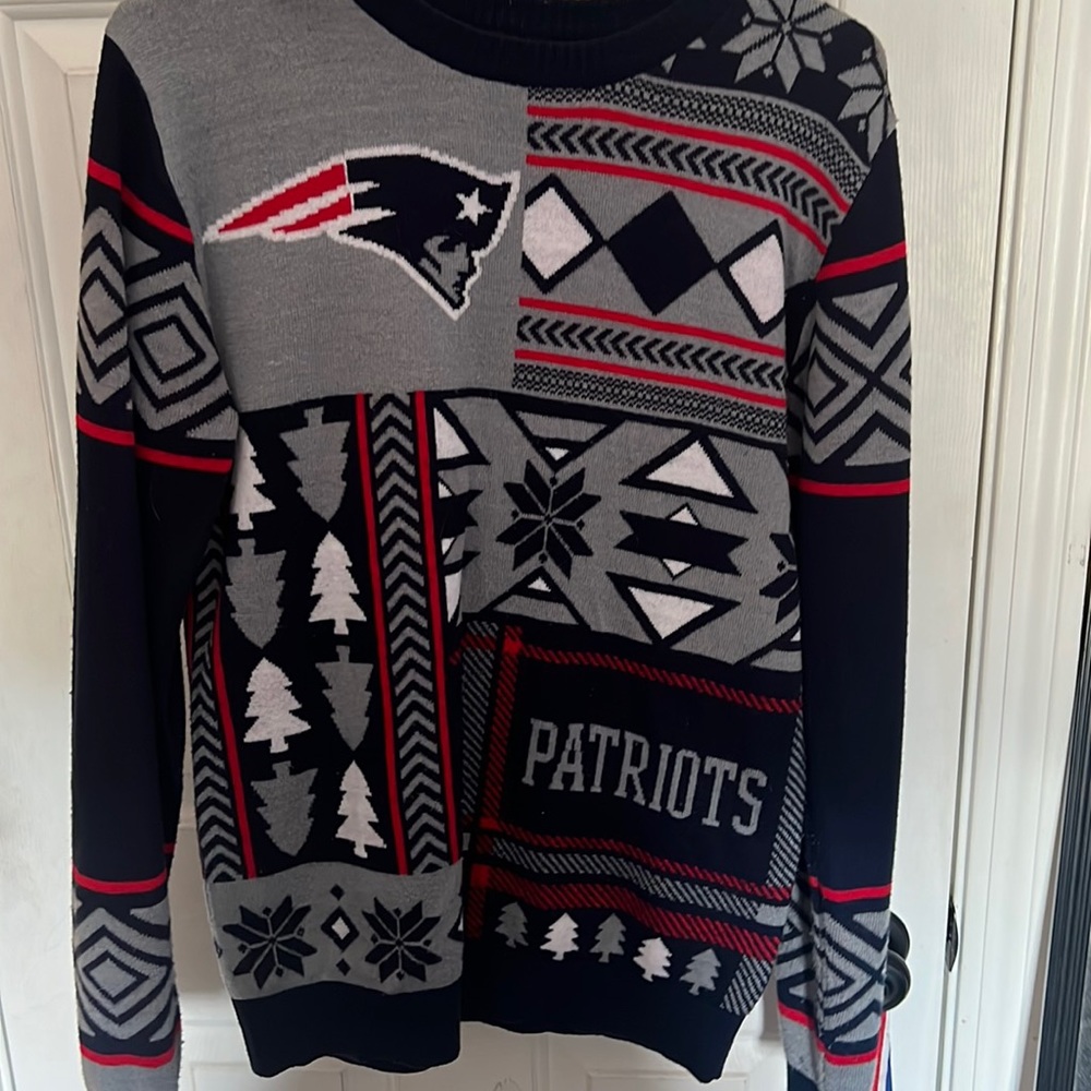 Patriots ugly sweater